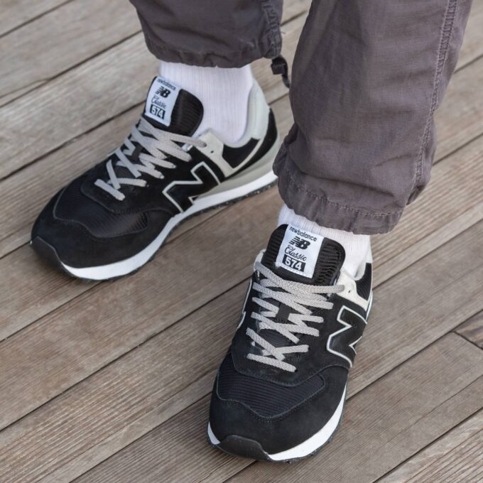 New Balance 574 Classic Black\White - Зображення 5