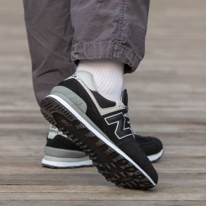 New Balance 574 Classic Black\White - Зображення 7