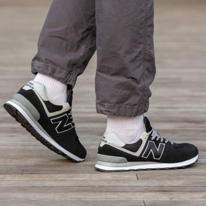 New Balance 574 Classic Black\White - Зображення 4