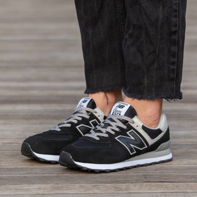 New Balance 574 Classic Black\White - Зображення 2