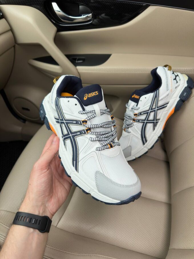 Asics Gel Kahana 8 White Blue Orange - Зображення 2