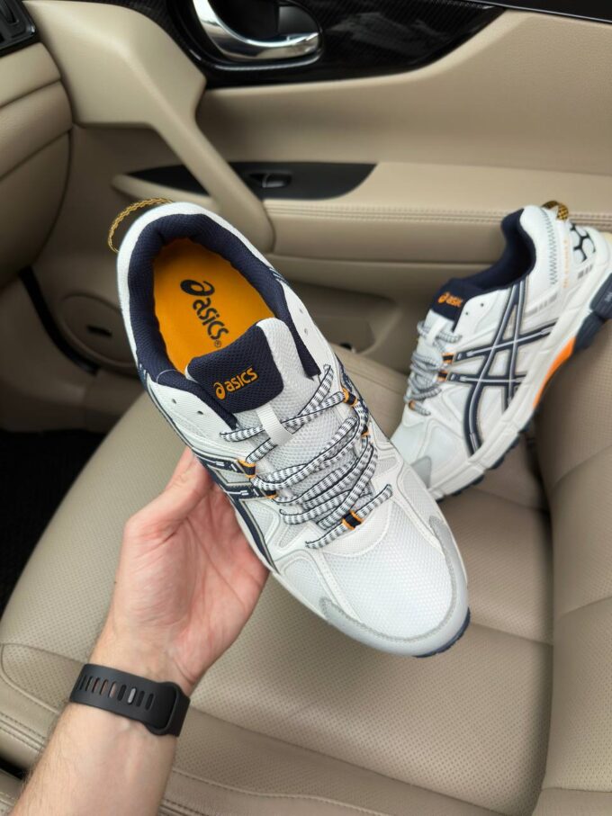 Asics Gel Kahana 8 White Blue Orange - Зображення 3