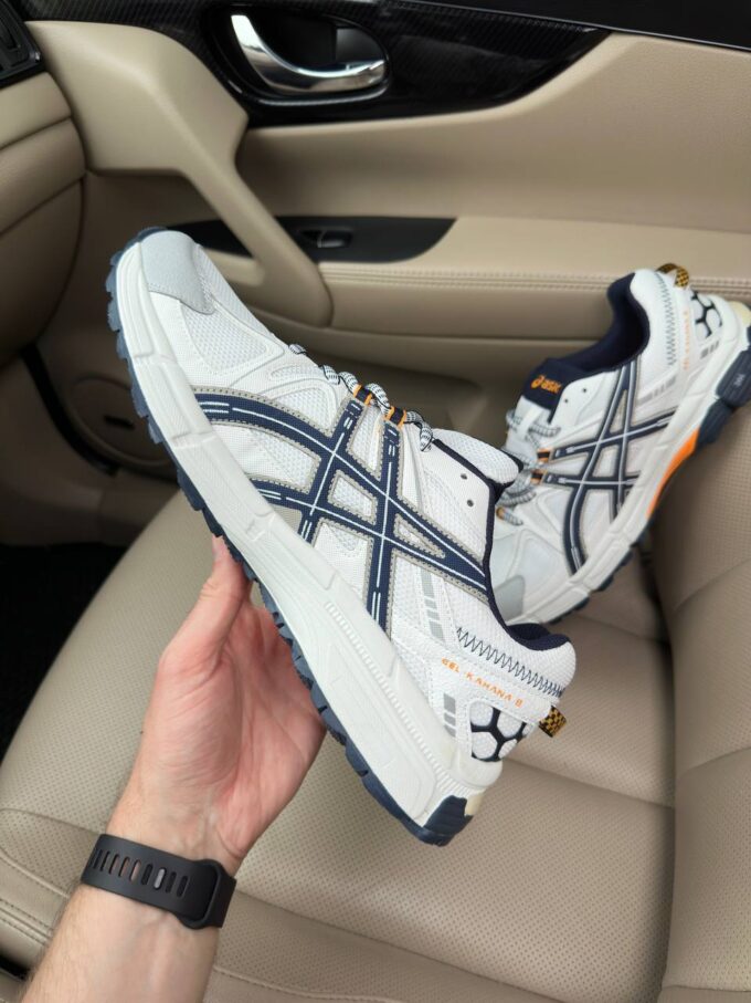 Asics Gel Kahana 8 White Blue Orange - Зображення 4
