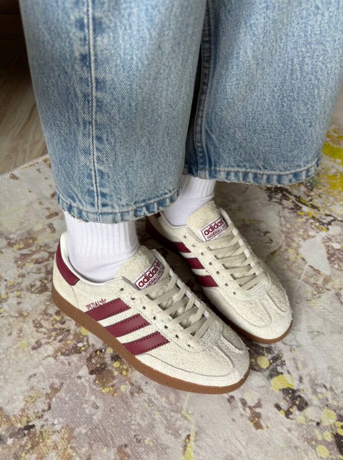 Adidas Handball Spezial Off White Collegiate Burgundy