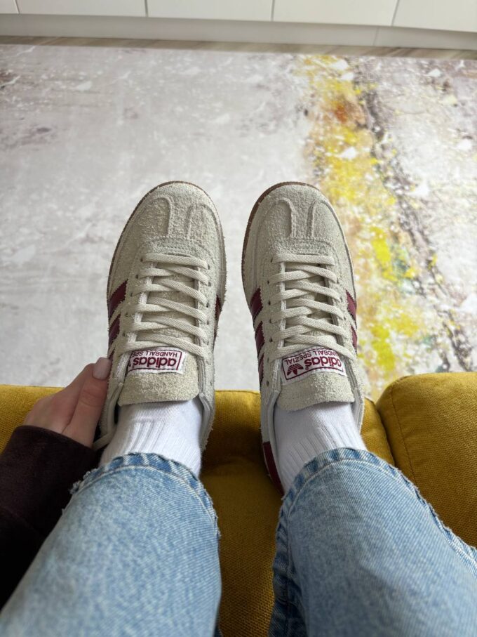 Adidas Handball Spezial Off White Collegiate Burgundy - Зображення 4