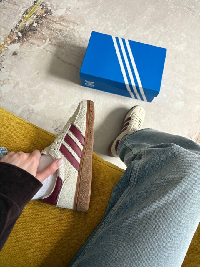 Adidas Handball Spezial Off White Collegiate Burgundy - Зображення 5