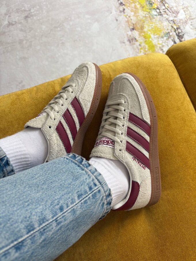 Adidas Handball Spezial Off White Collegiate Burgundy - Зображення 3