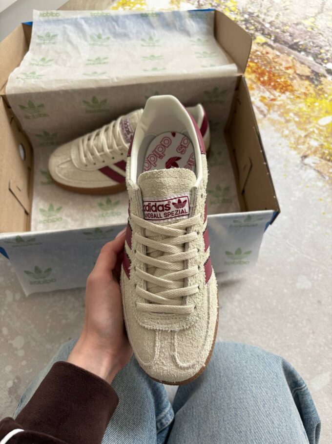 Adidas Handball Spezial Off White Collegiate Burgundy - Зображення 7