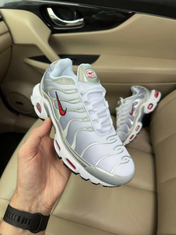 Nike Air Max TN Plus Silver Red - Зображення 2