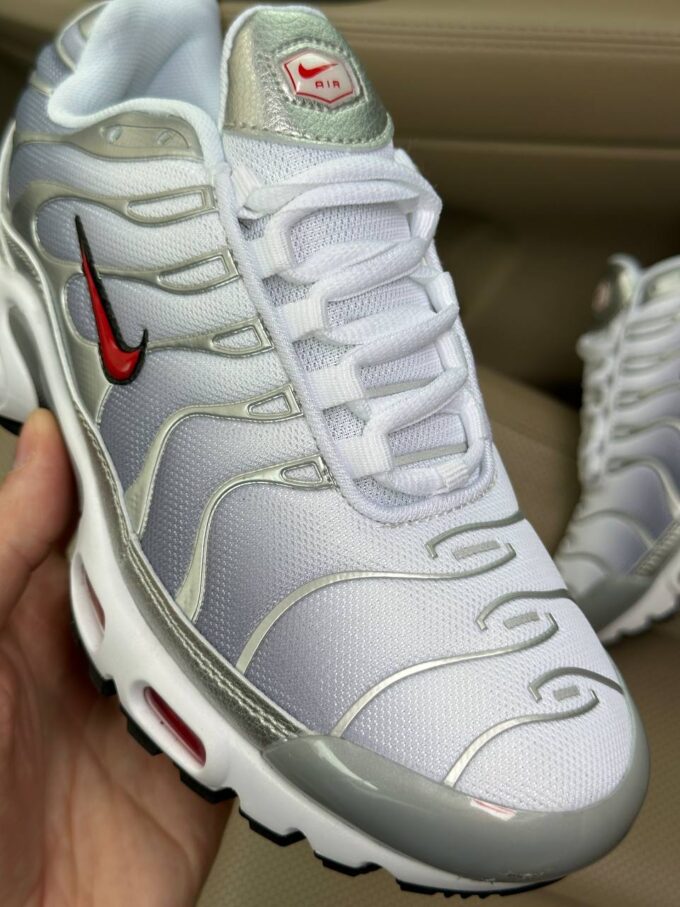 Nike Air Max TN Plus Silver Red - Зображення 4