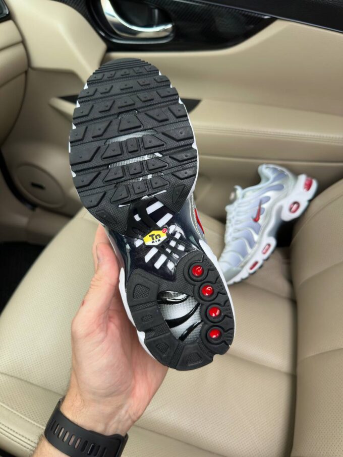Nike Air Max TN Plus Silver Red - Зображення 7