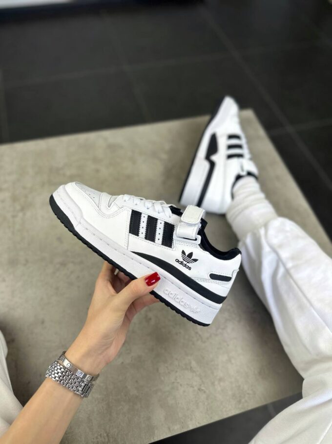 Adidas Forum Low White Black - Зображення 6