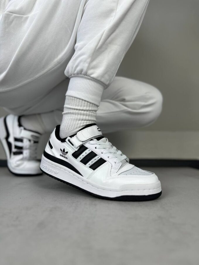 Adidas Forum Low White Black - Зображення 2