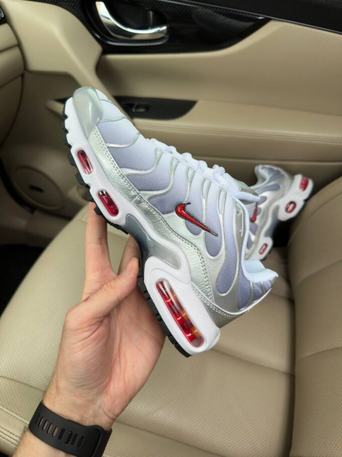 Nike Air Max TN Plus Silver Red - Зображення 5