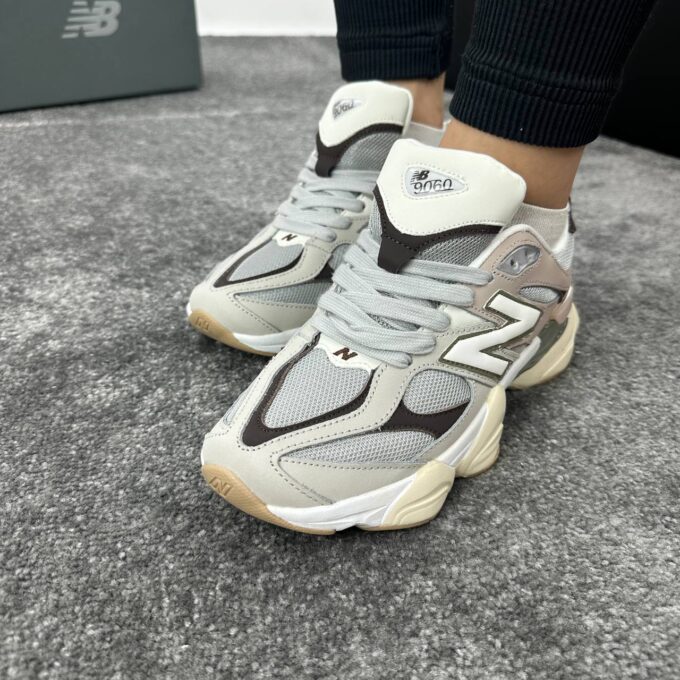 New Balance 9060 Brown Grey - Зображення 5