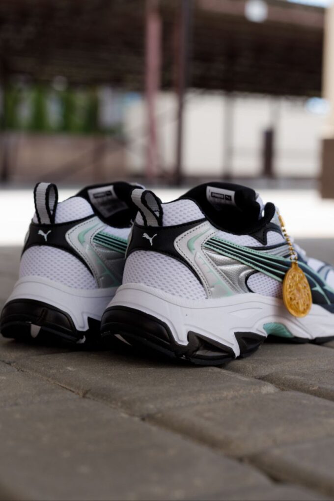 Puma Morphic Base White Green Grey Black - Зображення 6