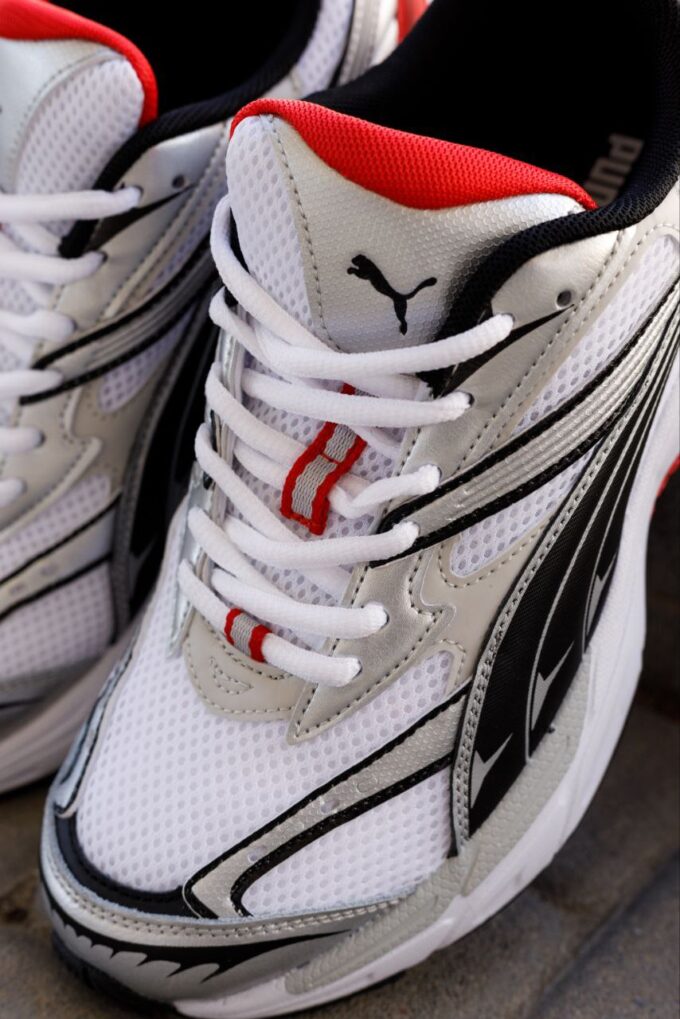 Puma Morphic Base White Grey Black Red - Зображення 5