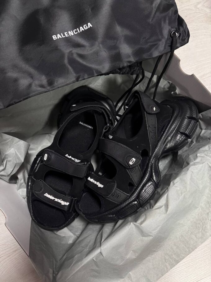 Balenciaga 3XL Sandals Black - Зображення 8