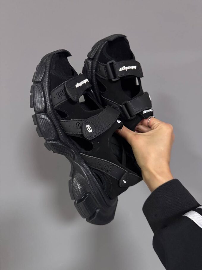Balenciaga 3XL Sandals Black - Зображення 4