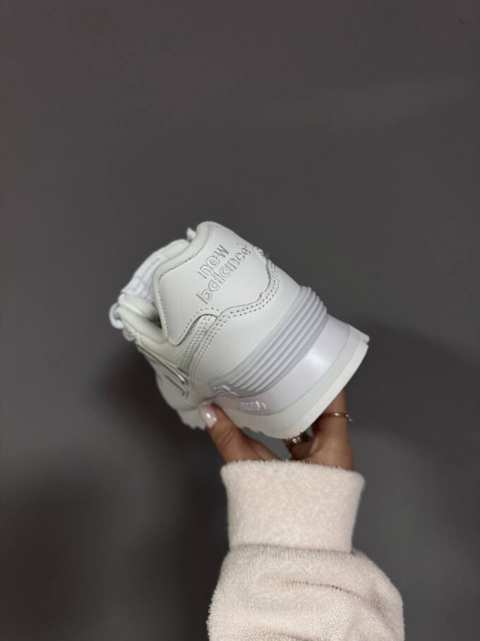 New Balance 574 White Leather/Net - Зображення 7