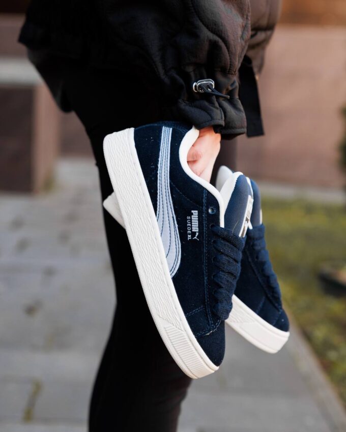 Puma Suede XL Dark Blue White - Зображення 6