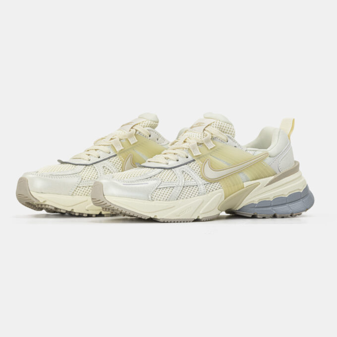 Nike V2K Runtekk White Beige Blue - Зображення 3