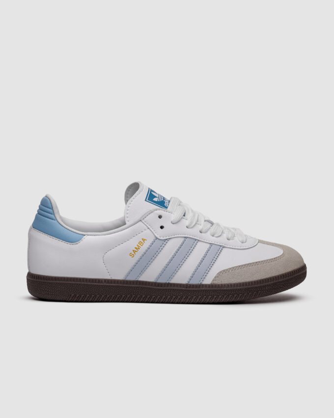 Adidas Samba Super Low White Blue
