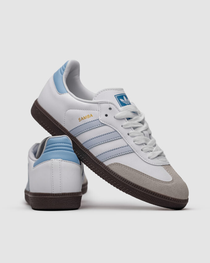 Adidas Samba Super Low White Blue - Зображення 4