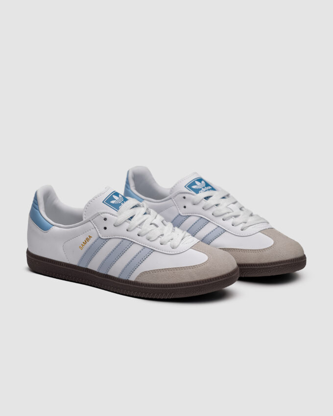 Adidas Samba Super Low White Blue - Зображення 3