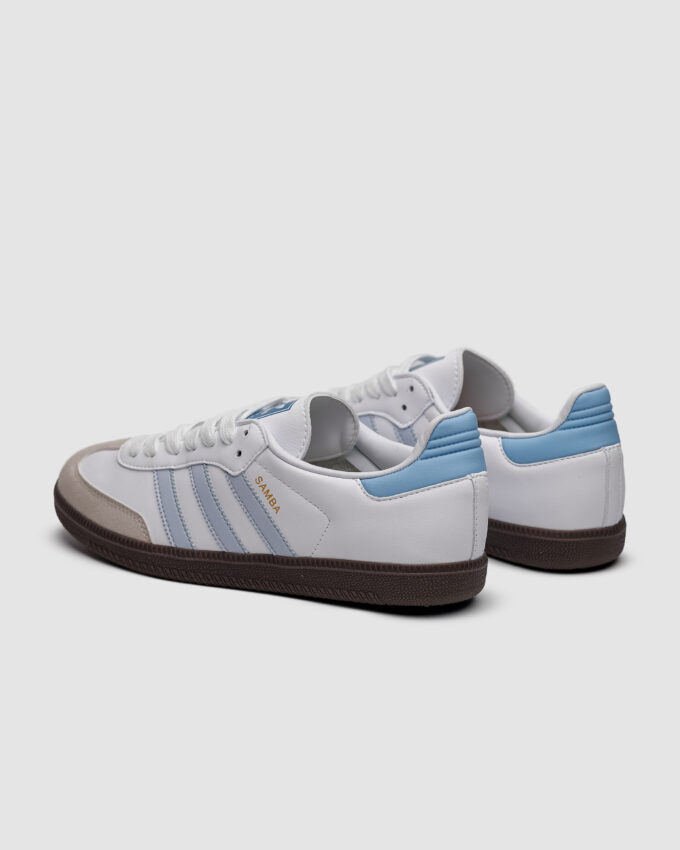 Adidas Samba Super Low White Blue - Зображення 6