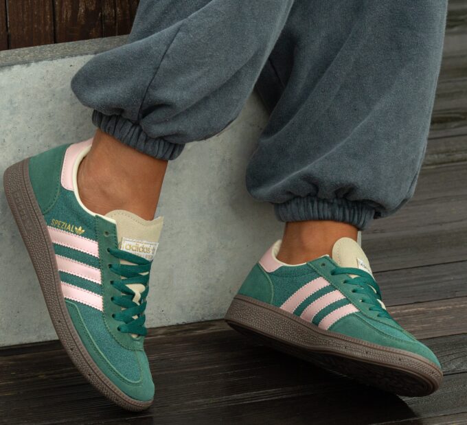 Adidas Spezial Green Rose Suede - Зображення 3