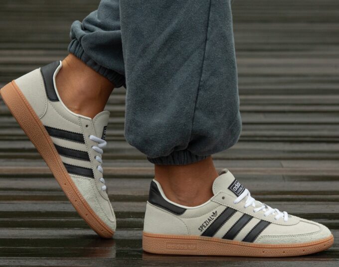 Adidas Spezial Grey Black Suede