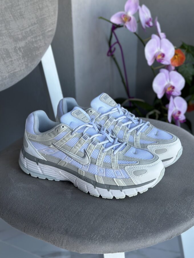 Nike P-6000 White Grey