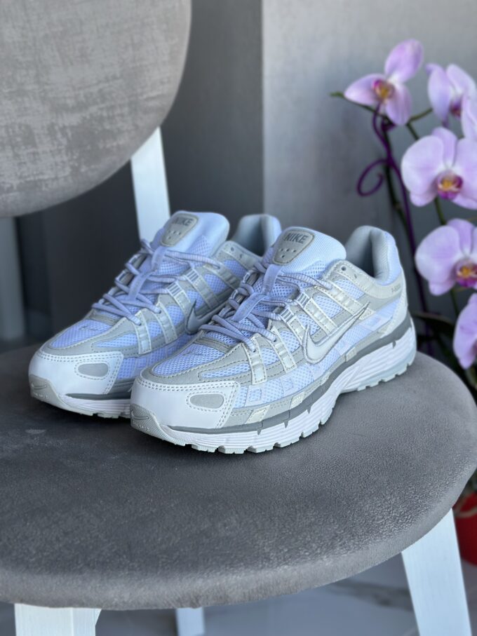 Nike P-6000 White Grey - Зображення 4
