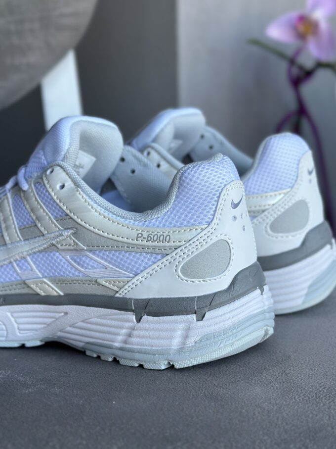 Nike P-6000 White Grey - Зображення 5