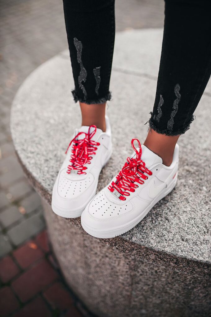 Nike Air Force 1 '07 Supreme White - Зображення 4
