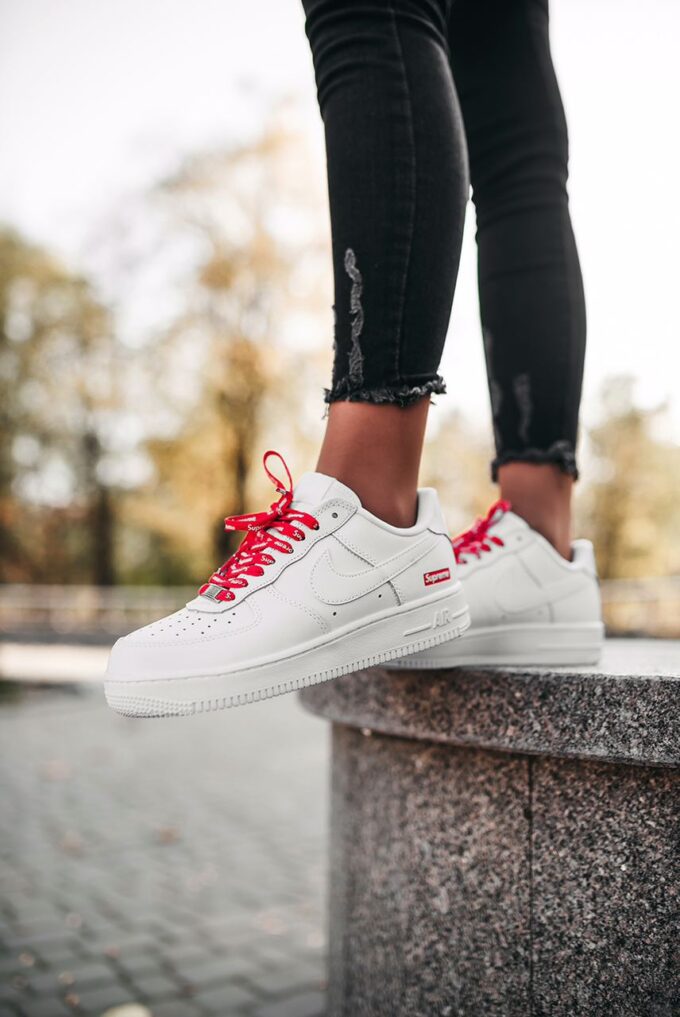 Nike Air Force 1 '07 Supreme White - Зображення 2