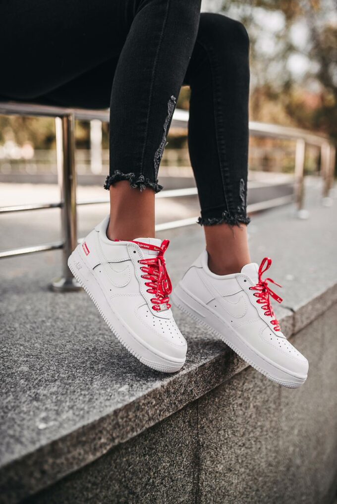 Nike Air Force 1 '07 Supreme White - Зображення 3