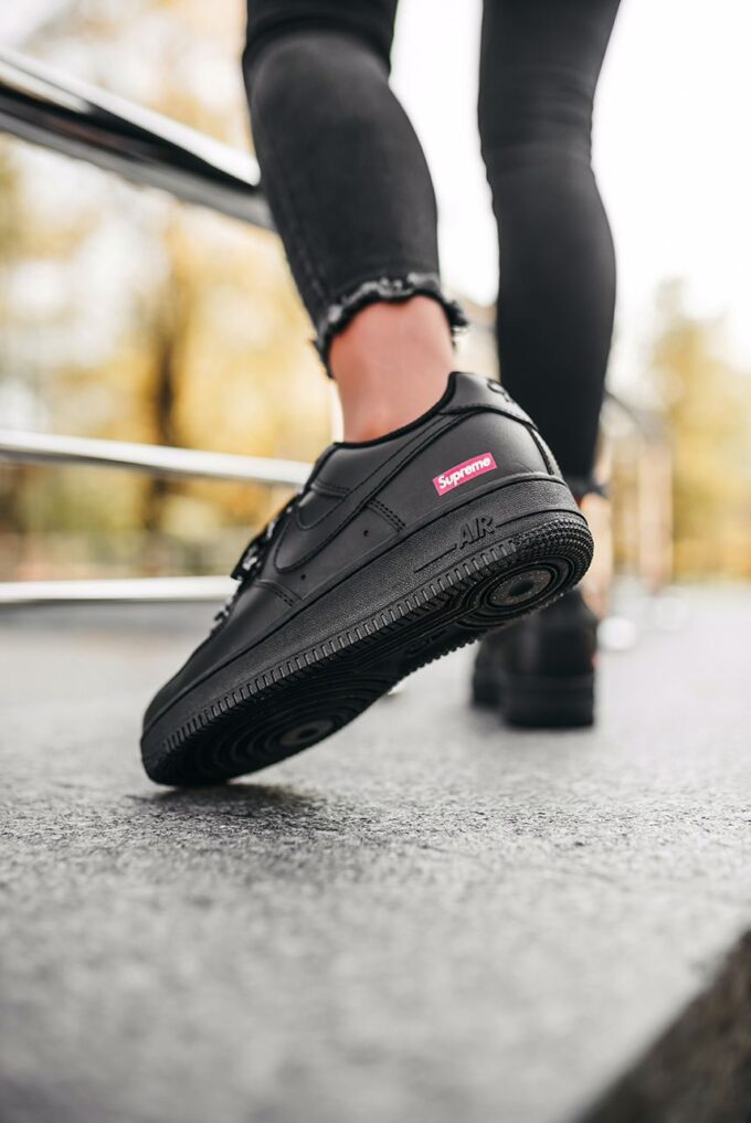 Nike Air Force 1 '07 Supreme Black - Зображення 4