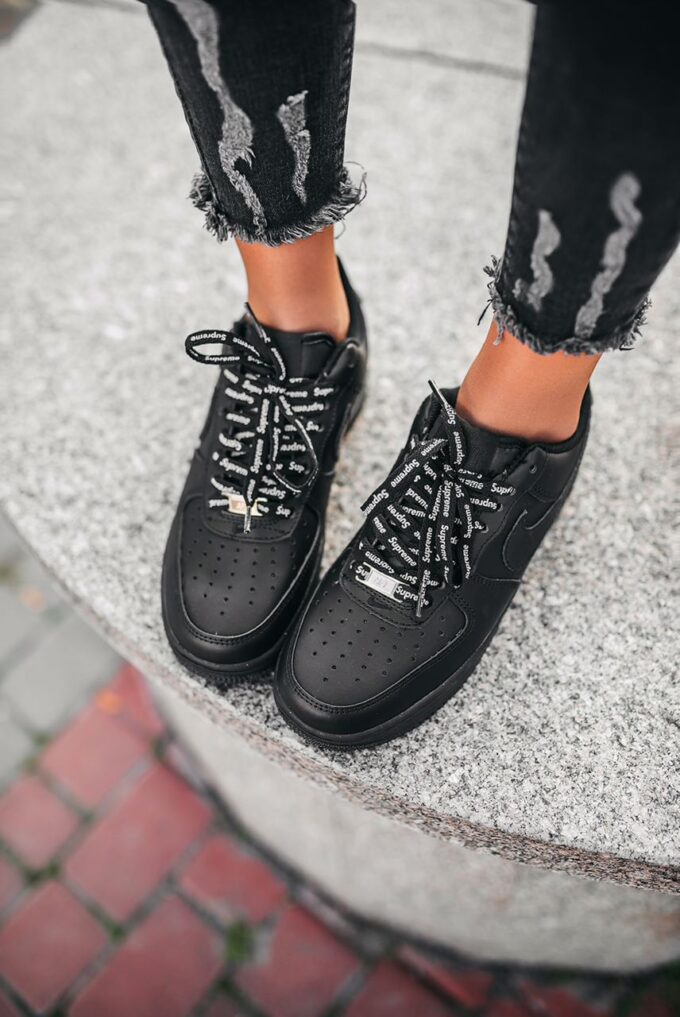 Nike Air Force 1 '07 Supreme Black - Зображення 5
