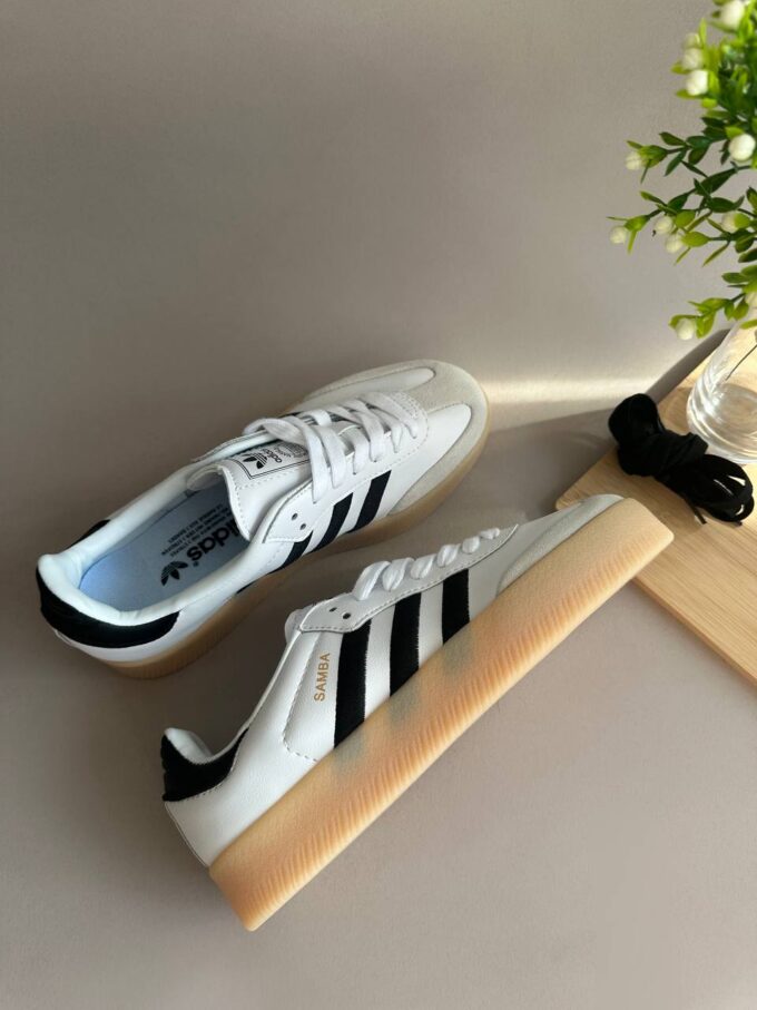 Adidas Samba XLG White Black - Зображення 7