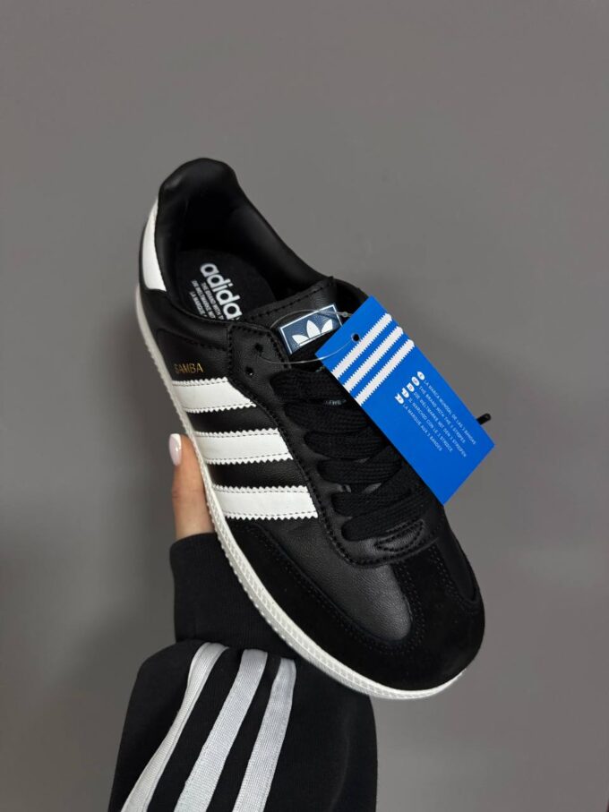 Adidas Samba Black / White Sole - Зображення 2
