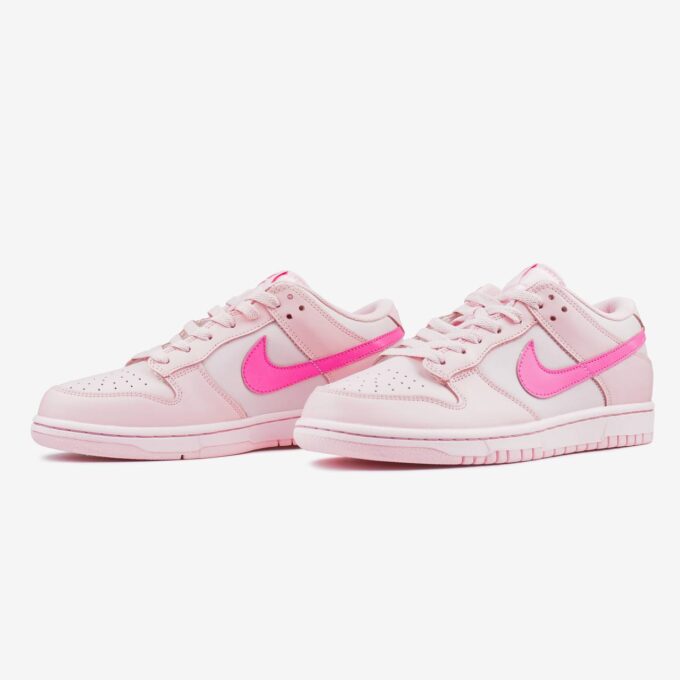 Nike Dunk Low GS Triple Pink - Зображення 5