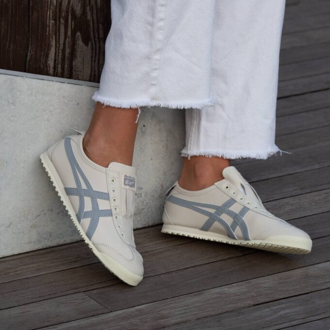 Asics Onitsuka Tiger Mexico 66 Slip-on Beige Blue - Зображення 2