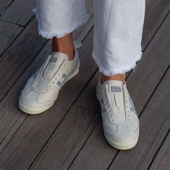 Asics Onitsuka Tiger Mexico 66 Slip-on Beige Blue - Зображення 3