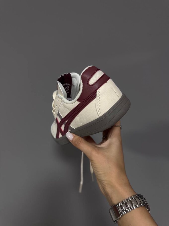 Asics Onitsuka Tiger White/Burgundy/Grey - Зображення 6