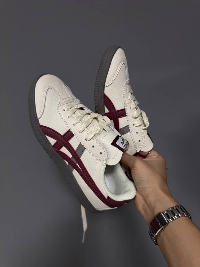 Asics Onitsuka Tiger White/Burgundy/Grey - Зображення 5