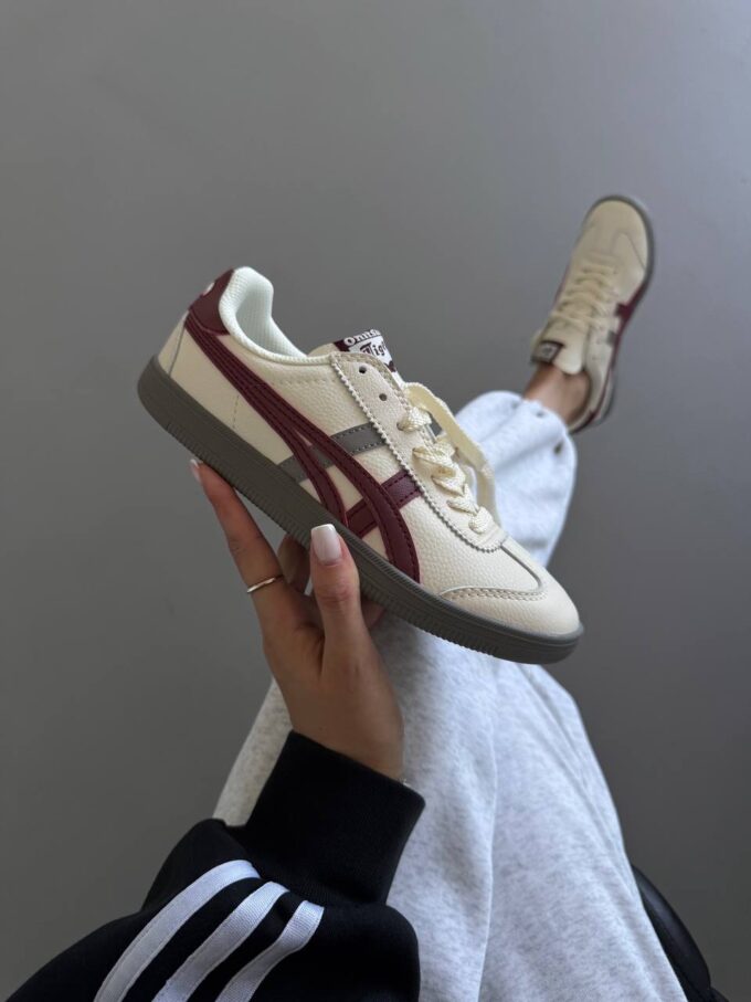 Asics Onitsuka Tiger White / Burgundy / Grey