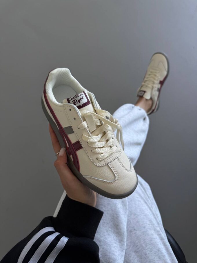 Asics Onitsuka Tiger White / Burgundy / Grey - Зображення 2