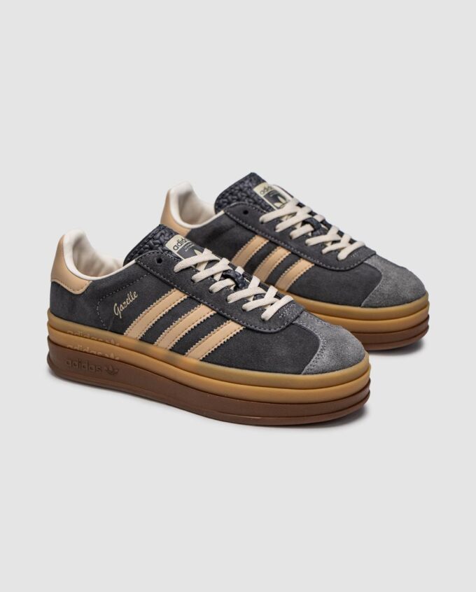 Adidas Gazelle Bold Grey Magic Beige Gum - Зображення 4